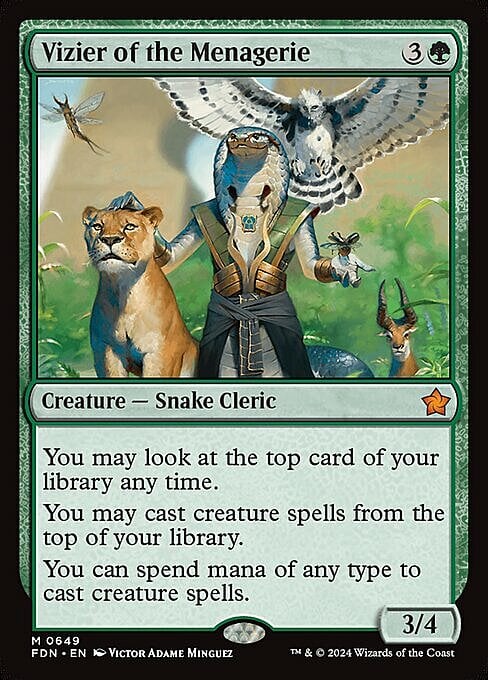 Vizier of the Menagerie Card Front