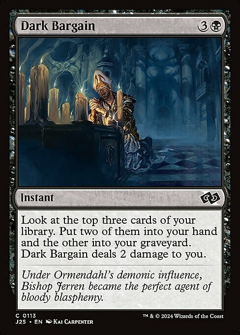 Dark Bargain Card Front