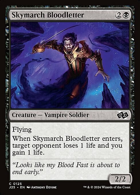 Skymarch Bloodletter Card Front