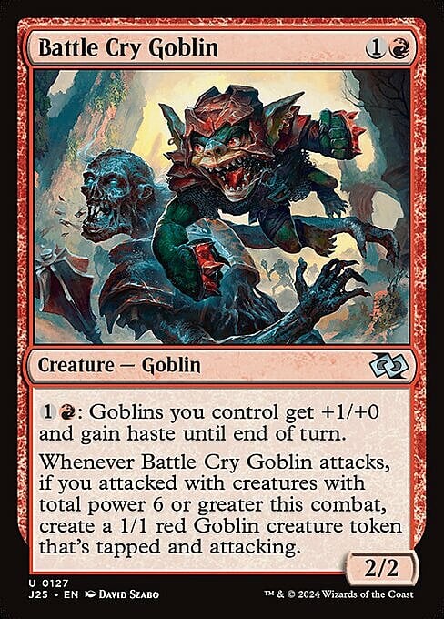 Goblin del grito de guerra Frente