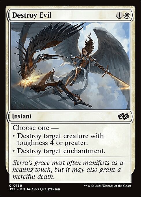 Destroy Evil Card Front