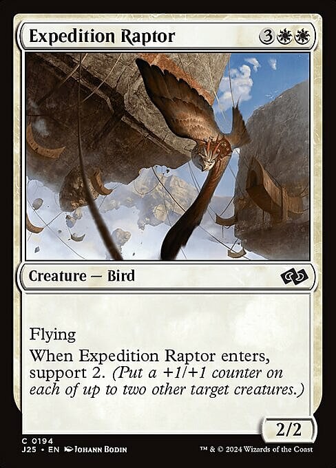 Expedition Raptor Card Front