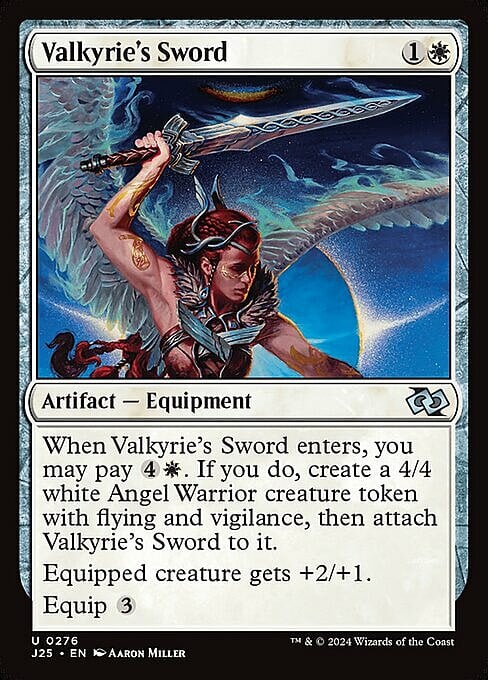 Valkyrie's Sword Card Front