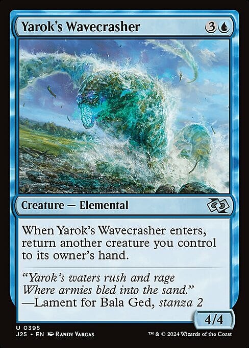 Yarok's Wavecrasher Card Front