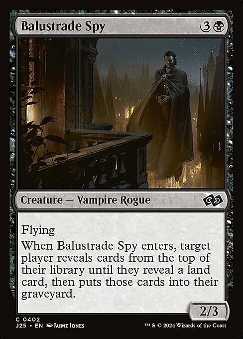 Balustrade Spy Card Front