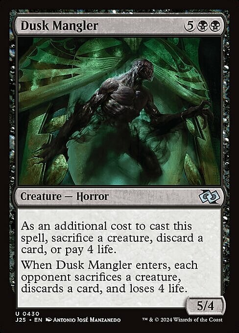 Dusk Mangler Card Front