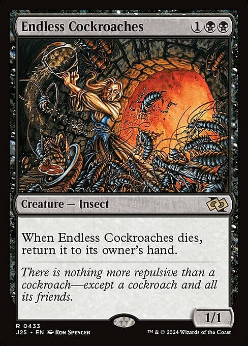 Endless Cockroaches Card Front