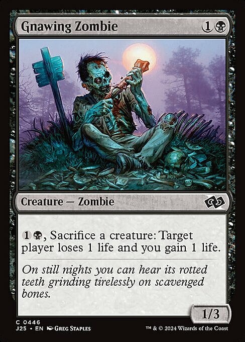 Gnawing Zombie Card Front