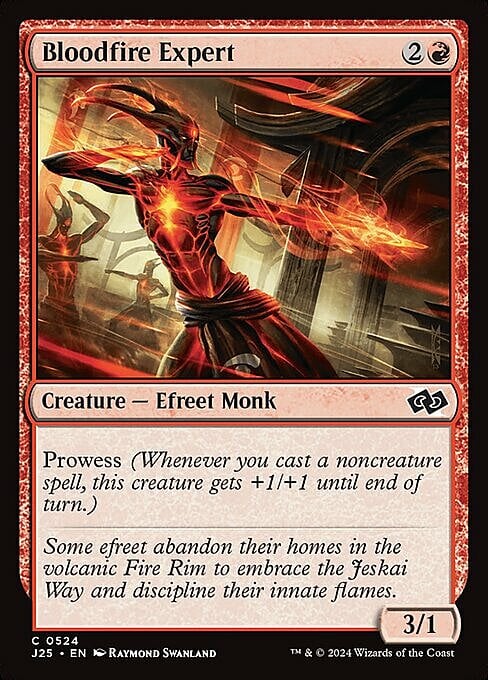 Bloodfire Expert Card Front