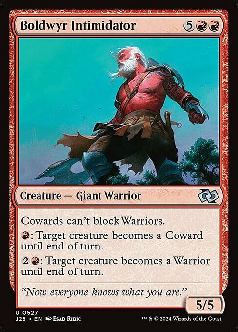 Boldwyr Intimidator Card Front