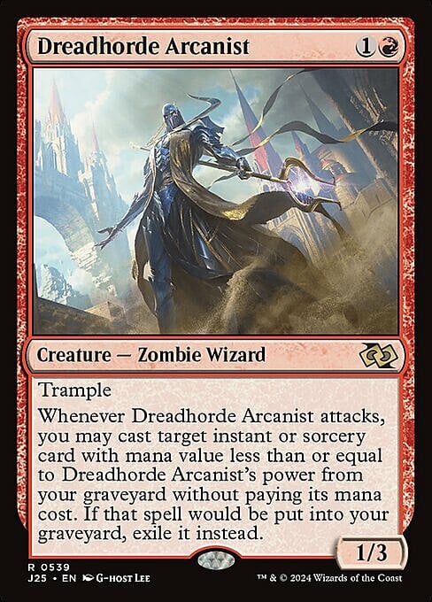 Arcanista dell'Orda Atroce Card Front