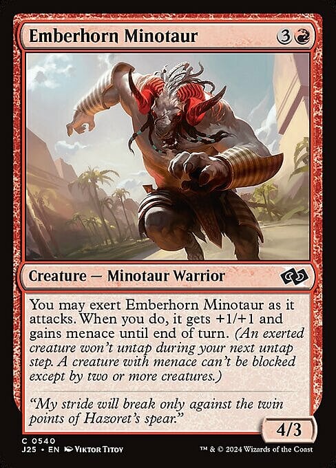 Emberhorn Minotaur Card Front