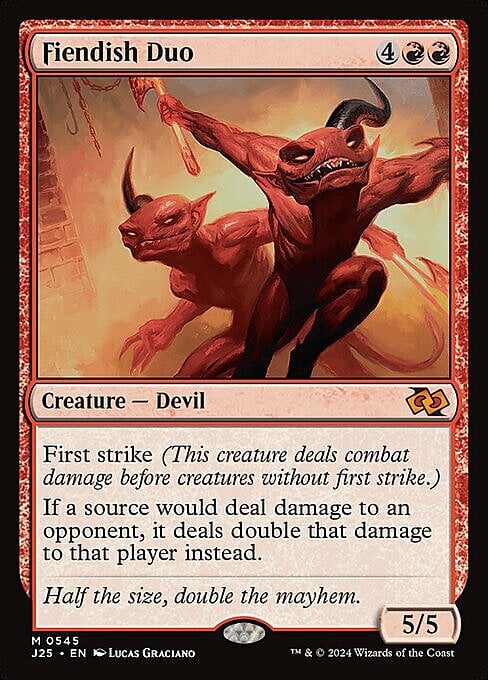 Duo Diabolico Card Front