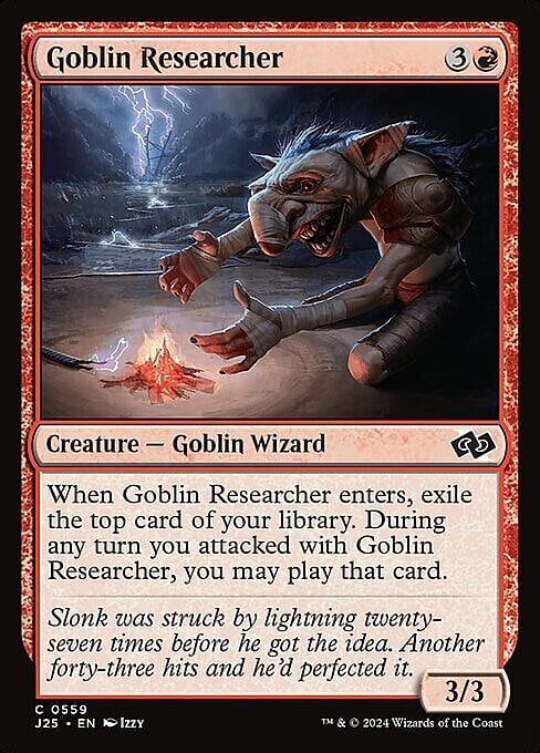 Goblin Ricercatore Card Front