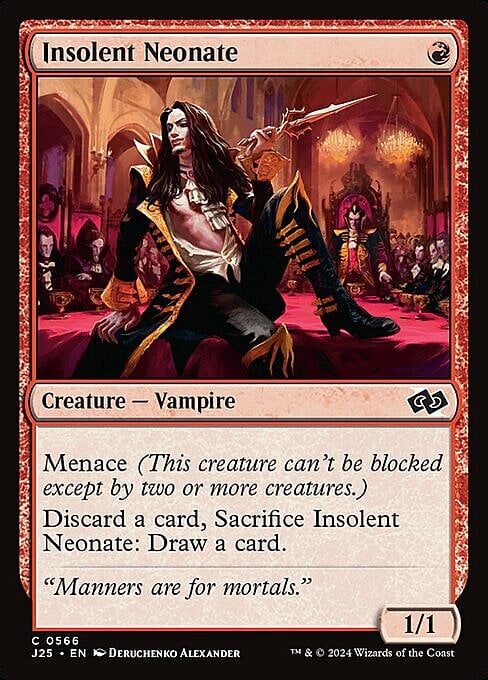 Insolent Neonate Card Front