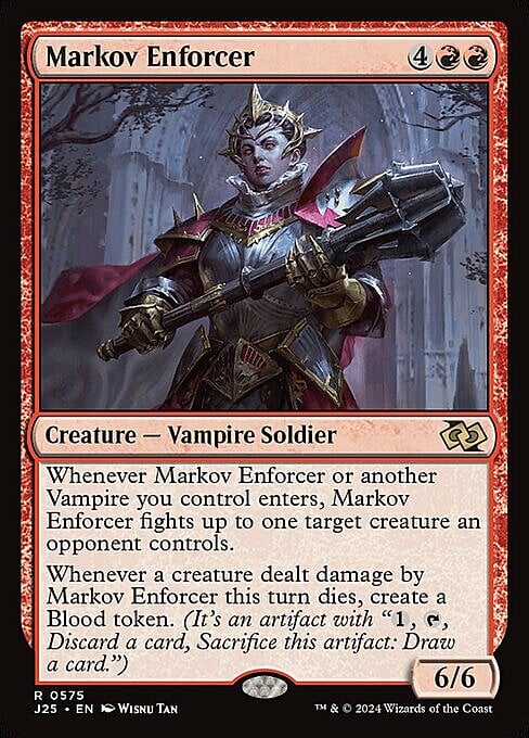 Esecutrice Markov Card Front