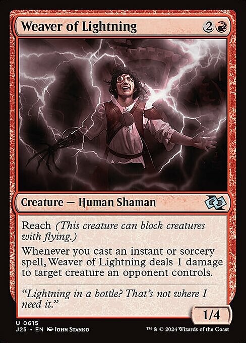 Weaver of Lightning Card Front