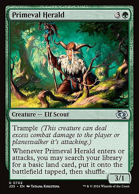 Heraldo primordial Frente