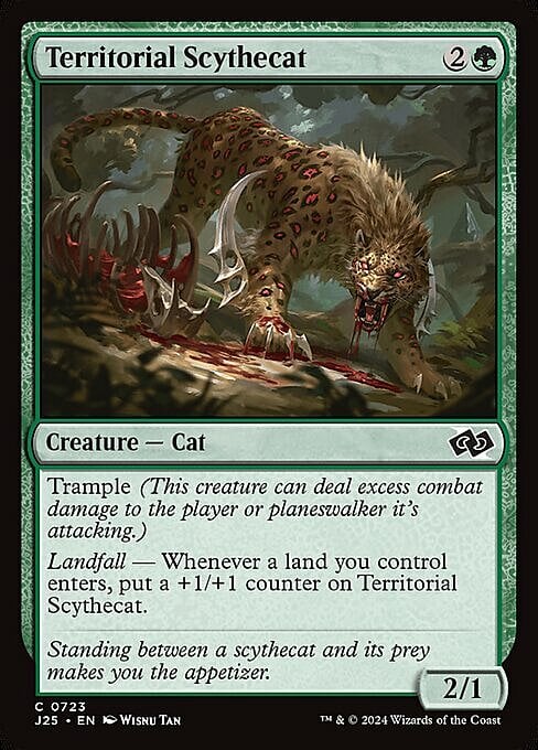 Territorial Scythecat Card Front