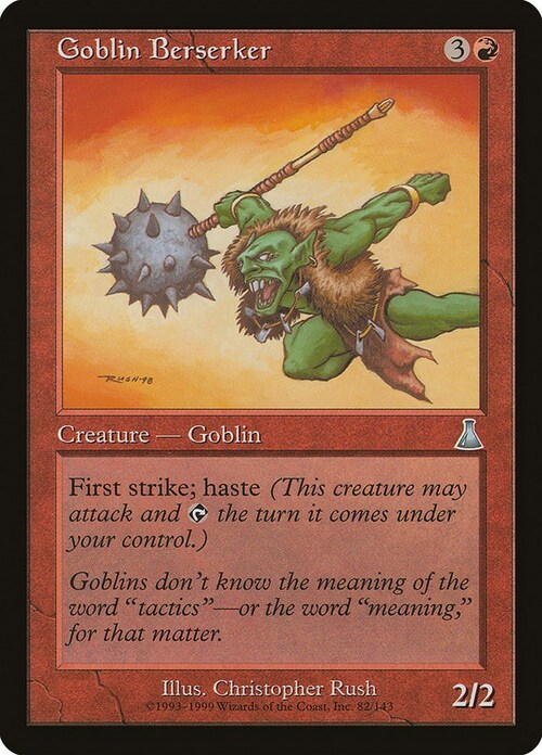 Goblin Berserk Card Front
