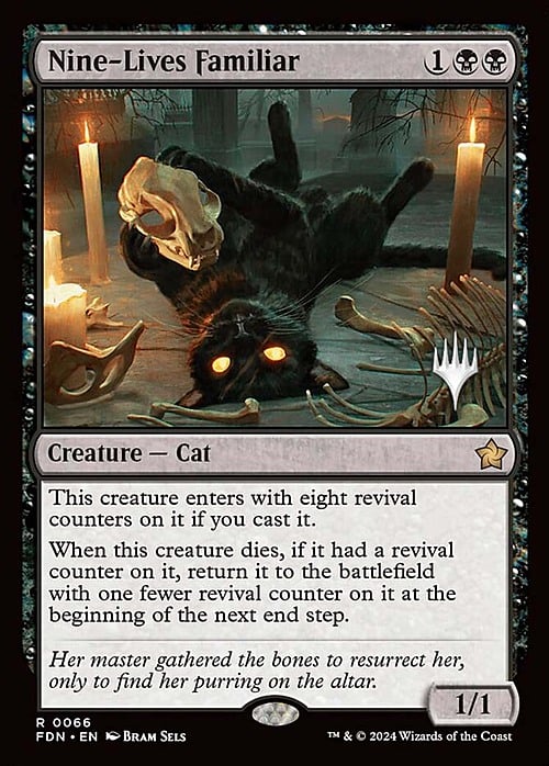 Nine-Lives Familiar Card Front