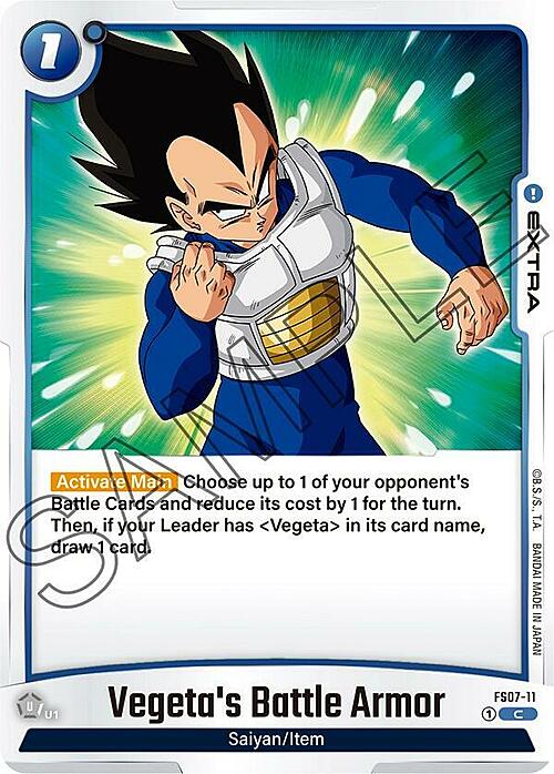 Vegeta's Battle Armor Frente