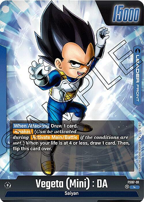 Vegeta : DA // Vegeta : DA Card Front