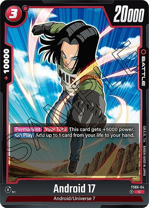 Android 17 Frente