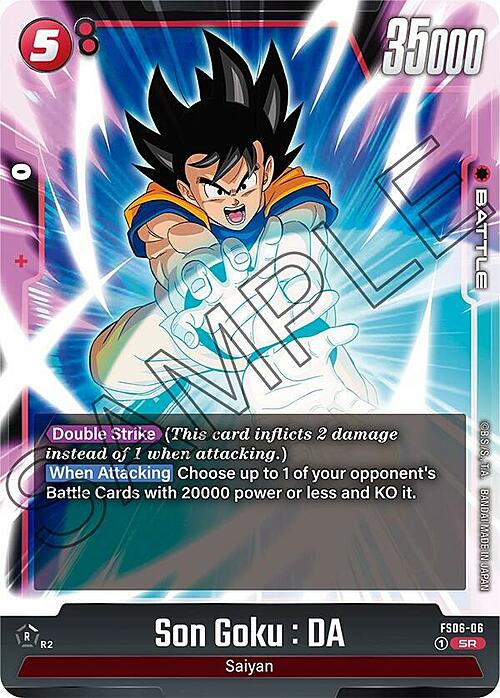 Son Goku : DA Card Front