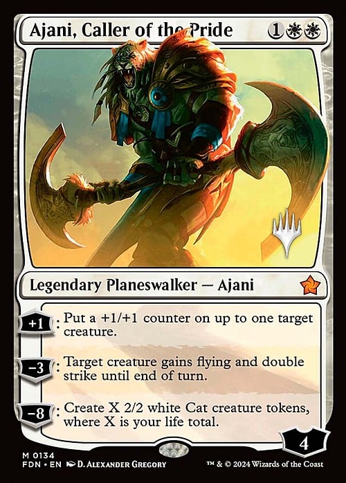 Ajani, Caller of the Pride Frente