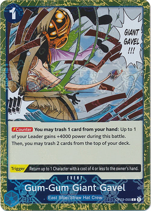 Gum-Gum Giant Gavel Card Front