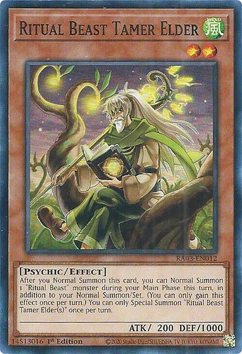 Ritual Beast Tamer Elder Card Front