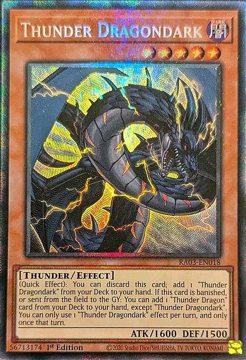 Thunder Dragondark Card Front