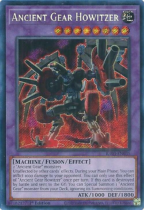 Ancient Gear Howitzer Card Front