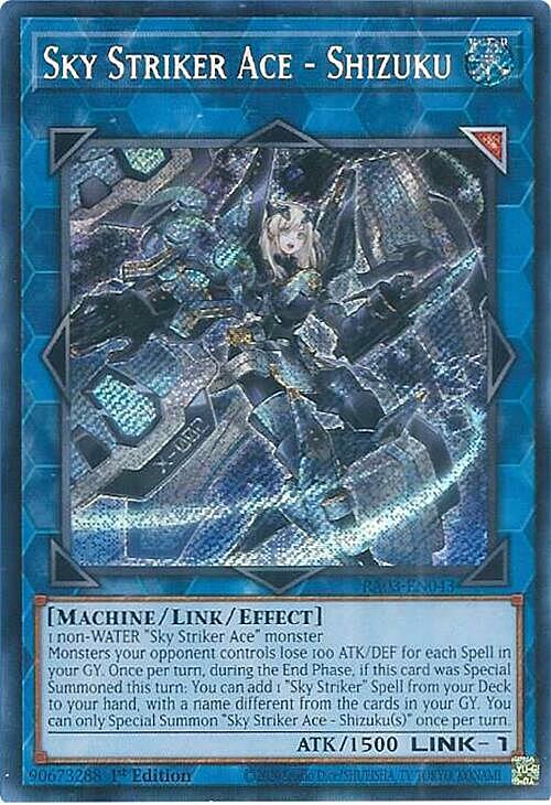 Sky Striker Ace - Shizuku Card Front