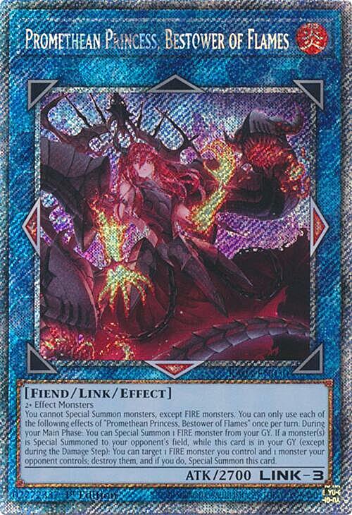 Promethean Princess, Bestower of Flames Card Front