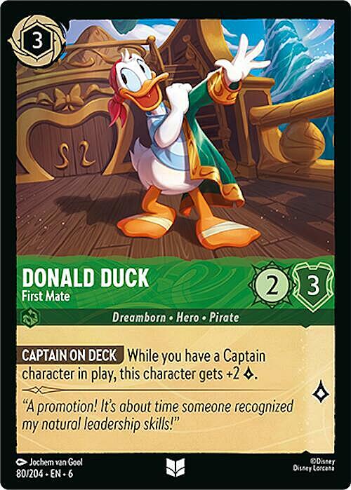 Donald Duck - First Mate Frente