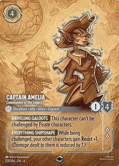 Captain Amelia - Commander of the Legacy Frente