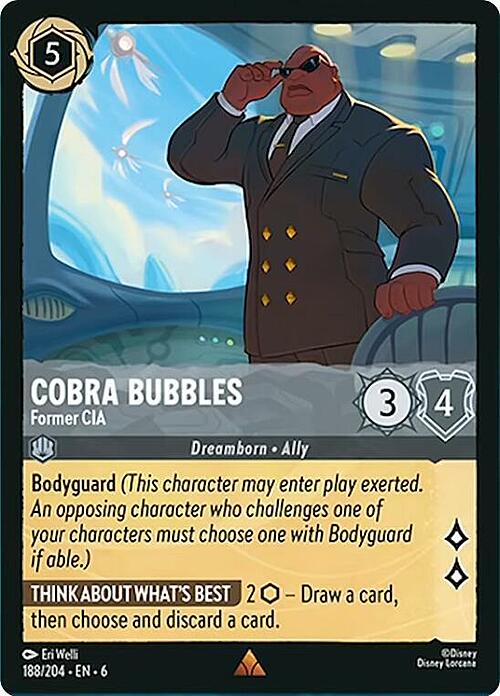 Cobra Bubbles - Former CIA Card Front