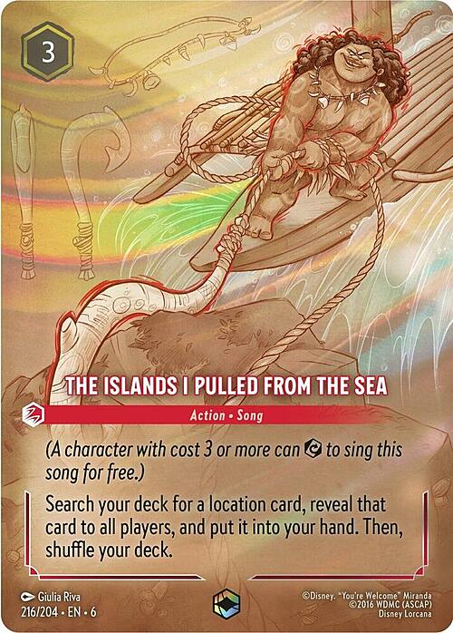 The Islands I Pulled From The Sea Card Front