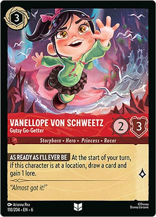 Vanellope von Schweetz - Gutsy Go-Getter Card Front