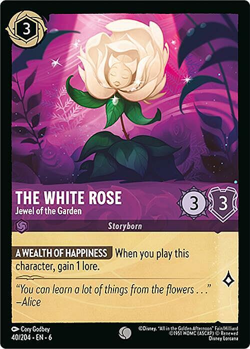 The White Rose - Jewel of the Garden Frente