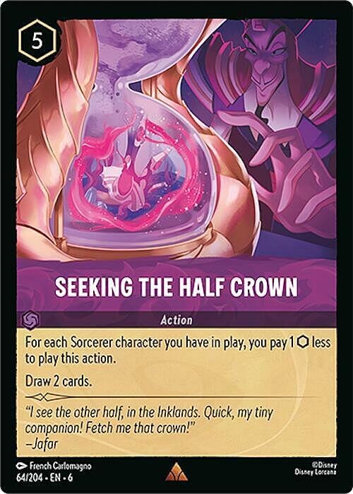 Seeking the Half Crown Card Front