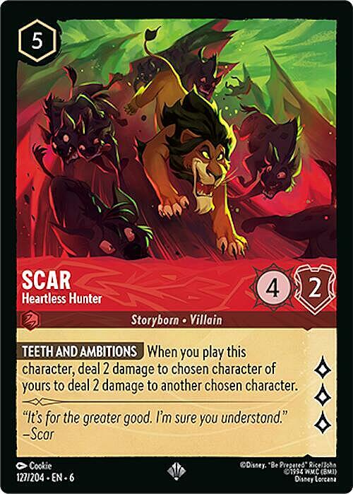 Scar - Heartless Hunter Card Front