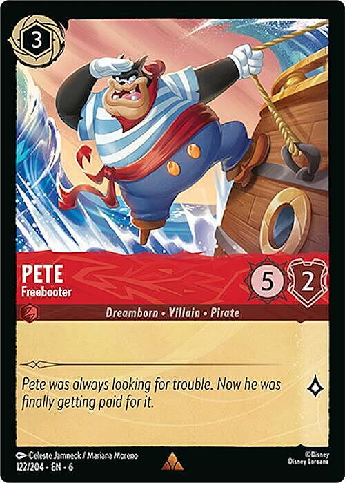 Pete - Freebooter Card Front