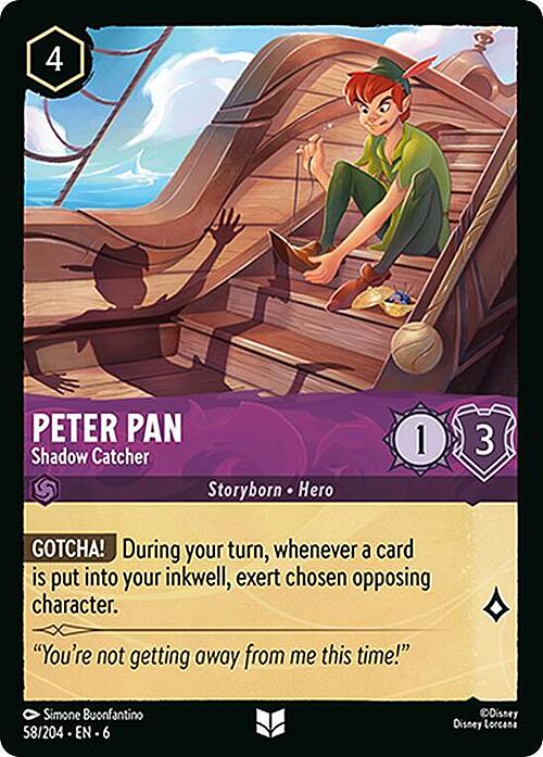 Peter Pan - Acciuffatore di Ombre Card Front