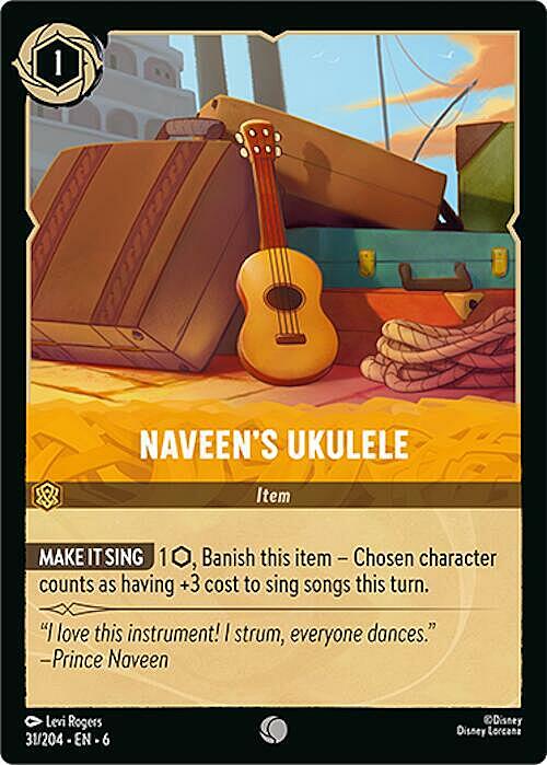 Ukulele di Naveen Card Front