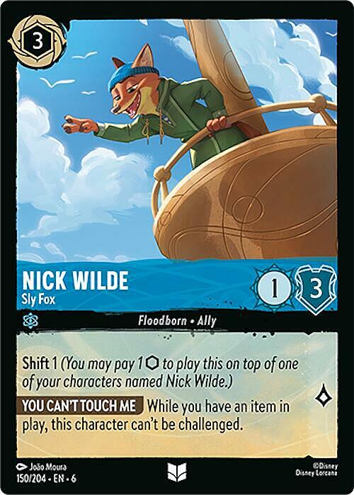 Nick Wilde - Volpe Acuta Card Front