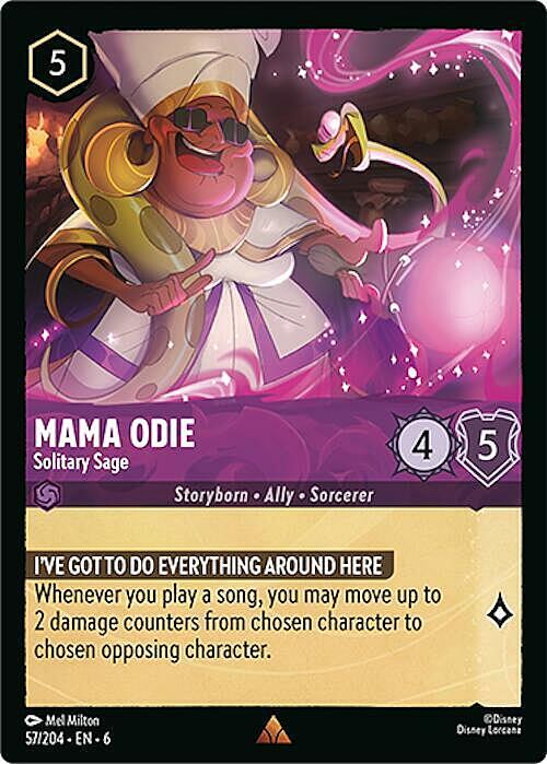 Mamma Odie - Saggia Solitaria Card Front