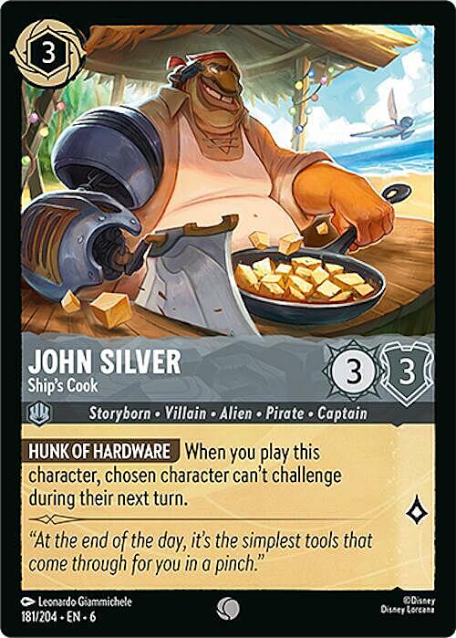 John Silver - Cuoco di Bordo Card Front